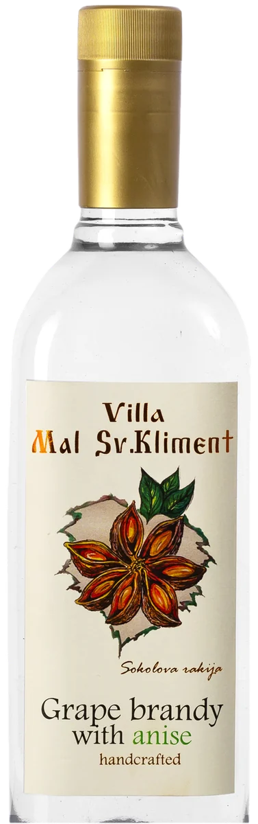 Grape rakija with anise
